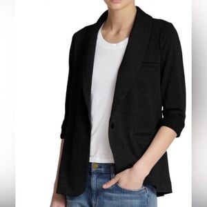 Joie Neville Black Shawl Collar Blazer – Size M – Stretch Knit